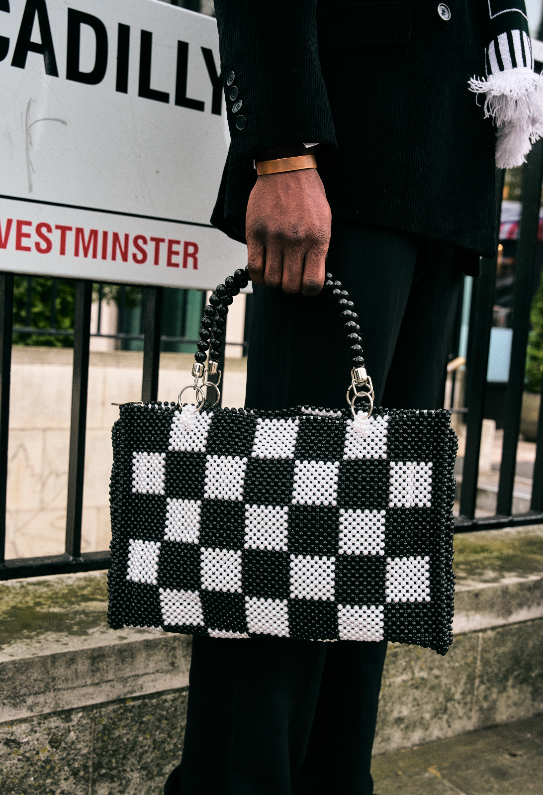 Lu miniature pearl bag