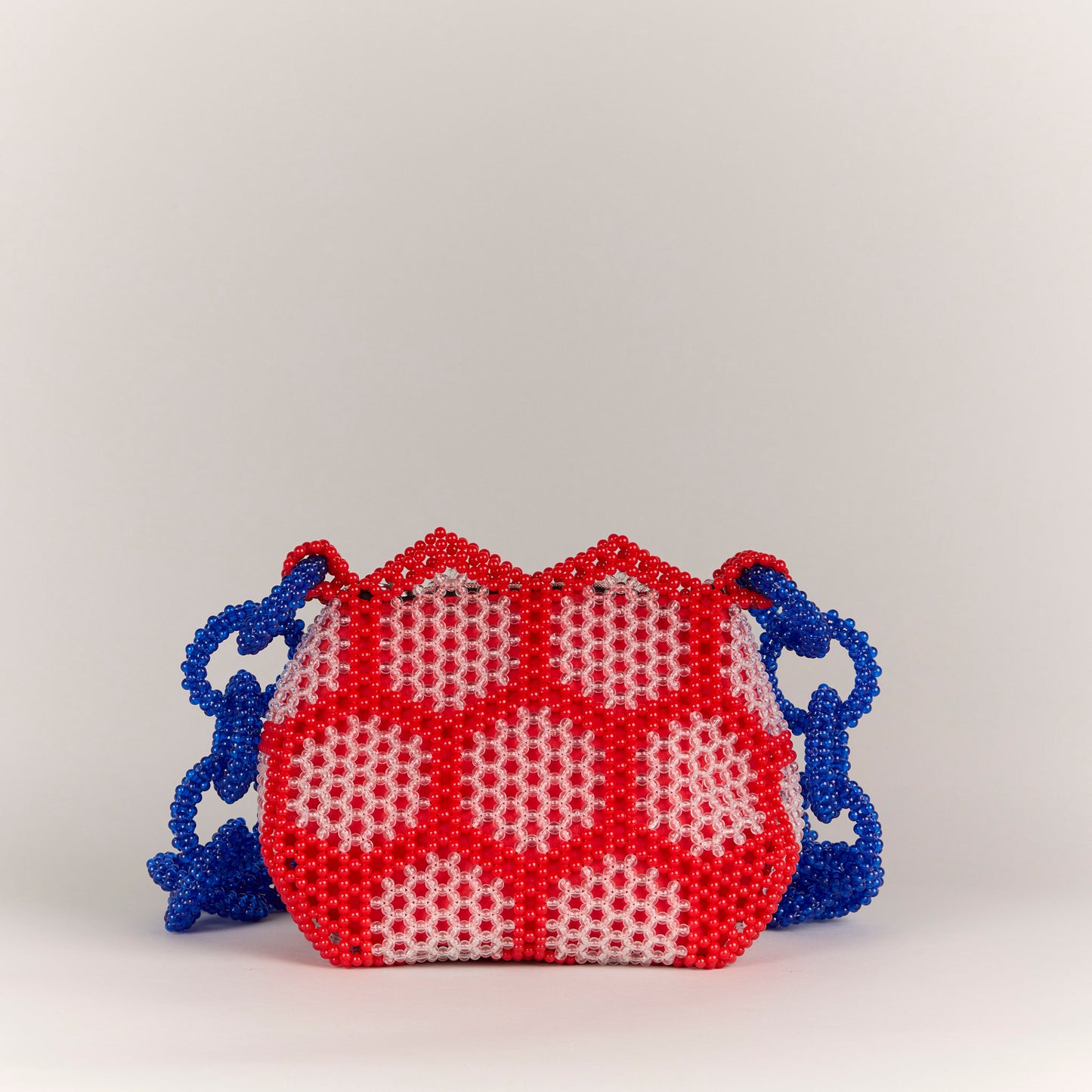RED ROPE CHAIN MESSENGER BAG