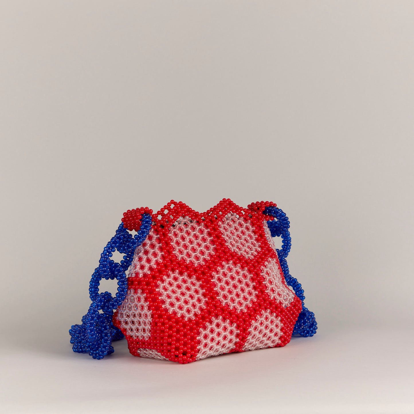RED ROPE CHAIN MESSENGER BAG