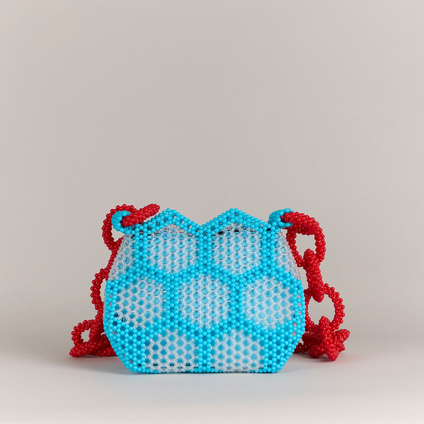 BLUE ROPE CHAIN MESSENGER BAG
