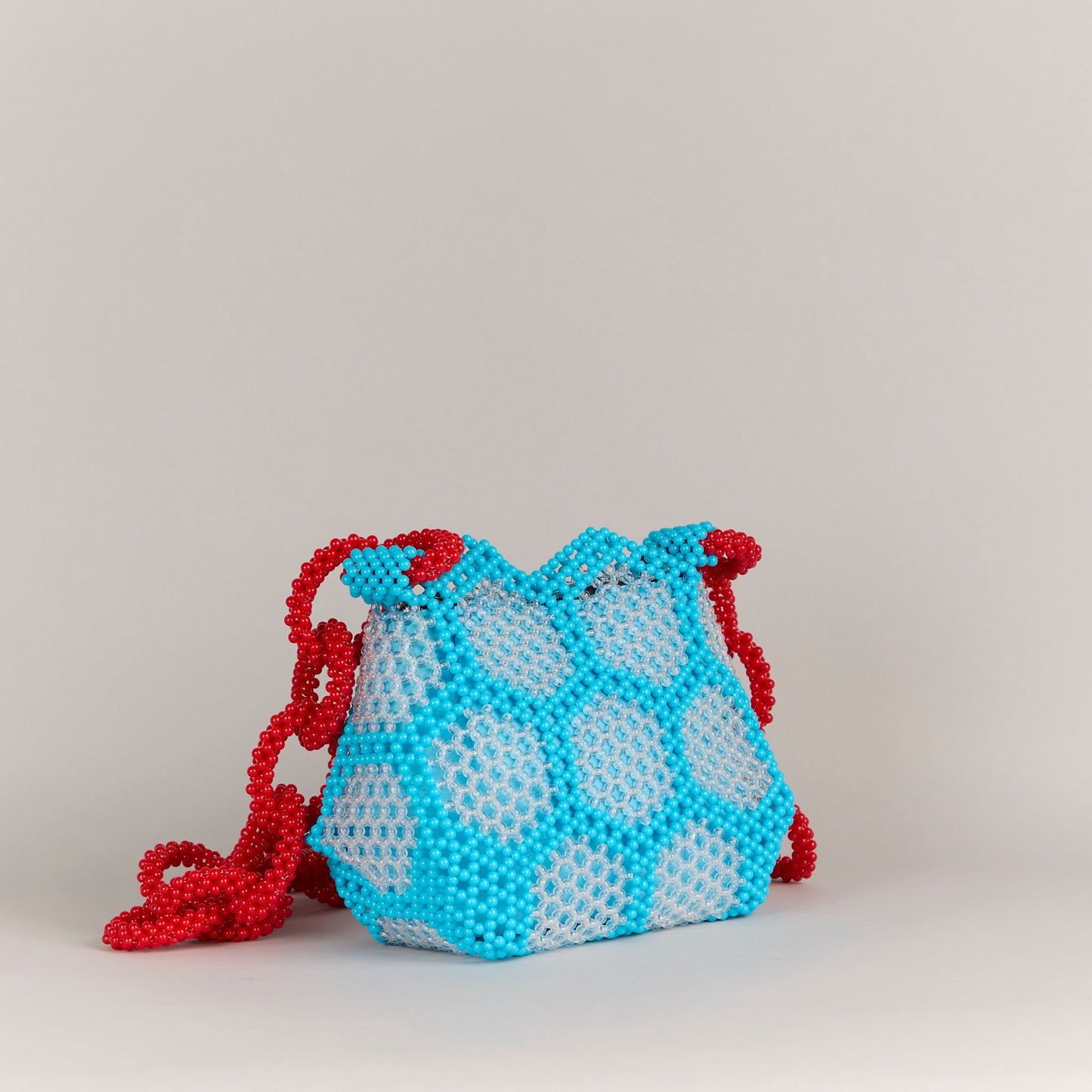 BLUE ROPE CHAIN MESSENGER BAG