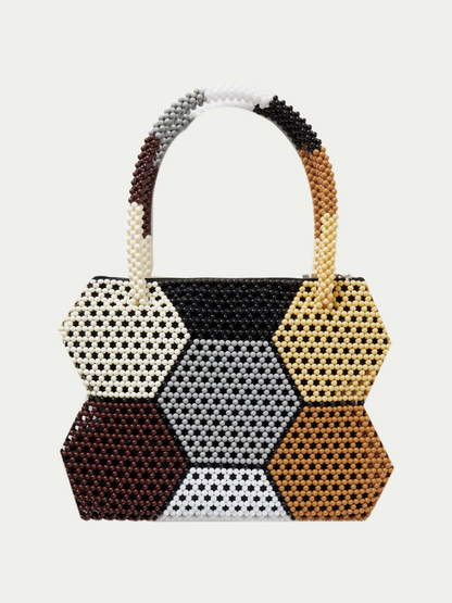 BEADED WAFFLE SHOULDER