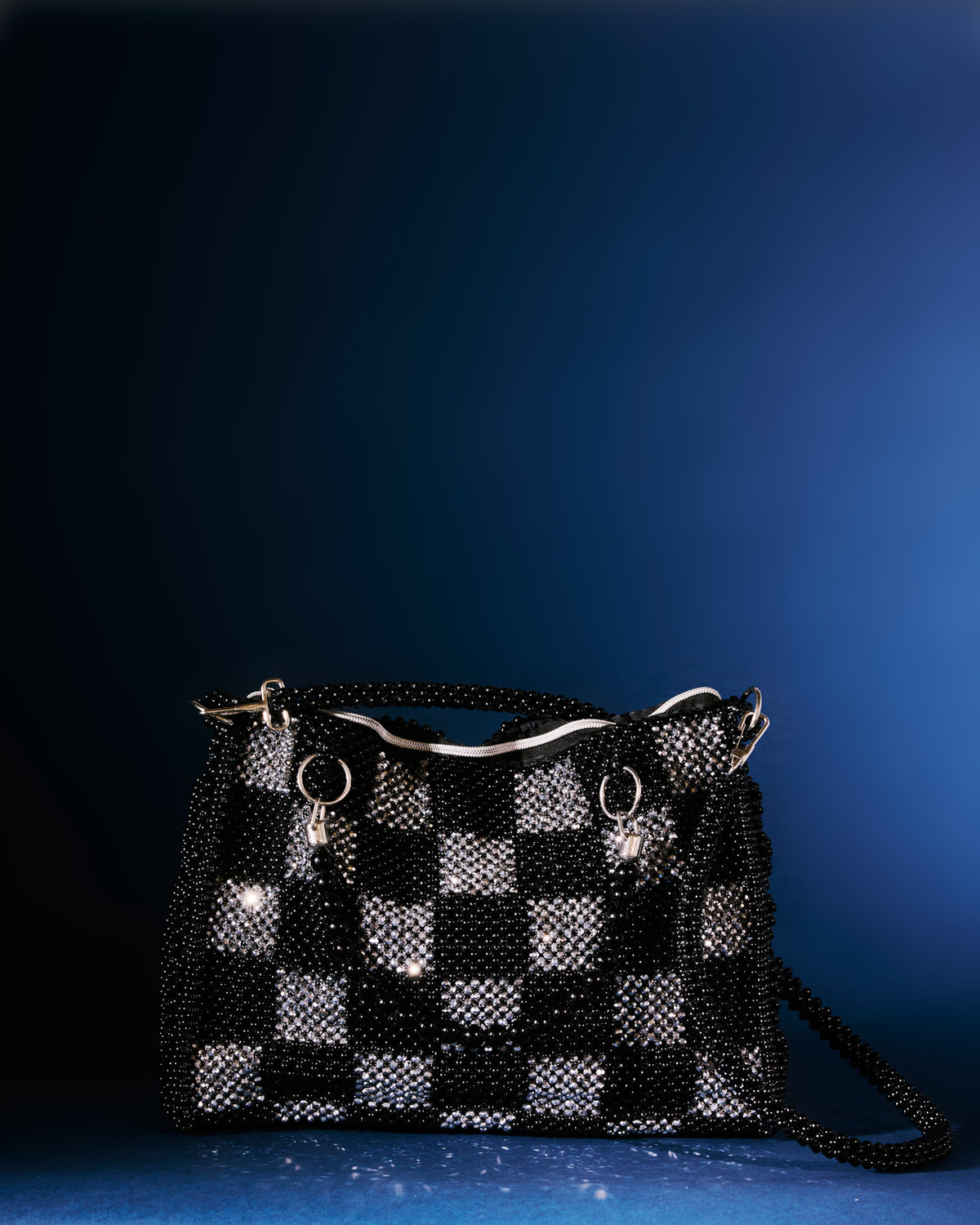 Lu miniature Swarovski duffle bag