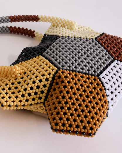 BEADED WAFFLE SHOULDER