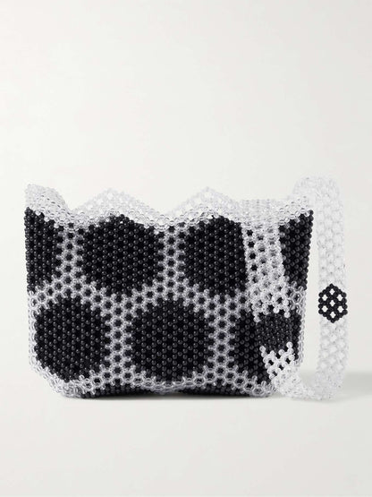 BEADED 3M MESSENGER BAG