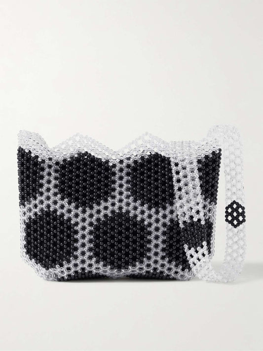 BEADED 3M MESSENGER BAG