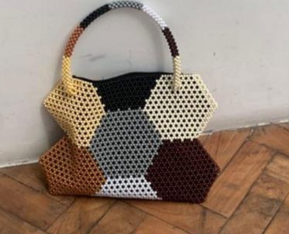 BEADED WAFFLE SHOULDER