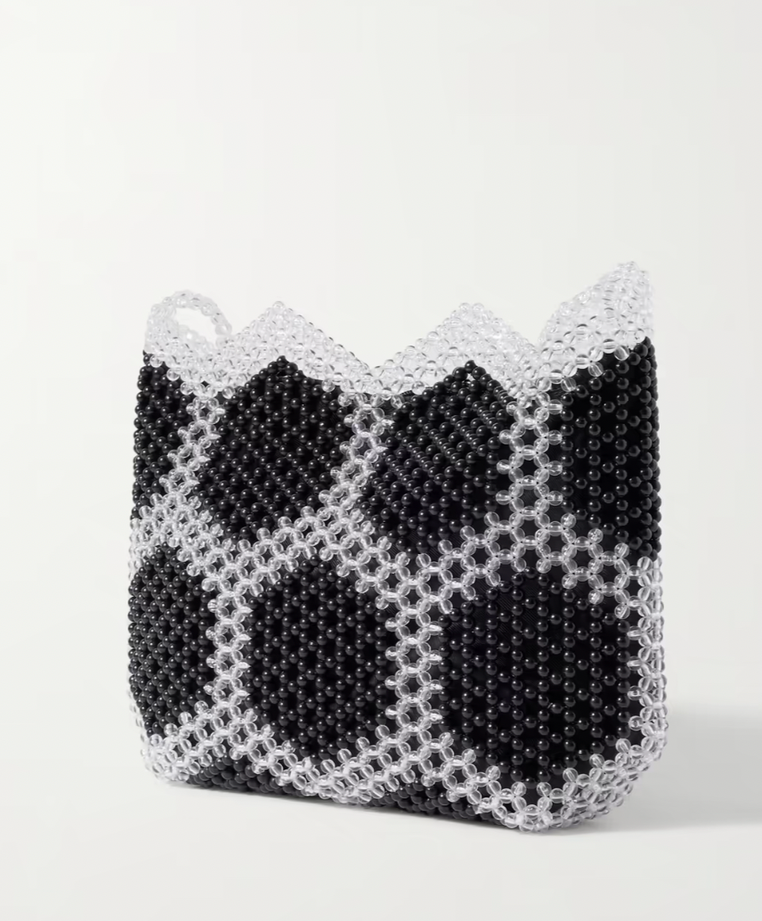 BEADED 3M MESSENGER BAG